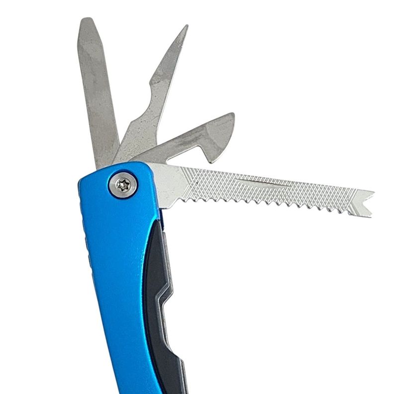 Alicate de Bolsillo Multiherramienta 9 en 1 Azul 13043-4