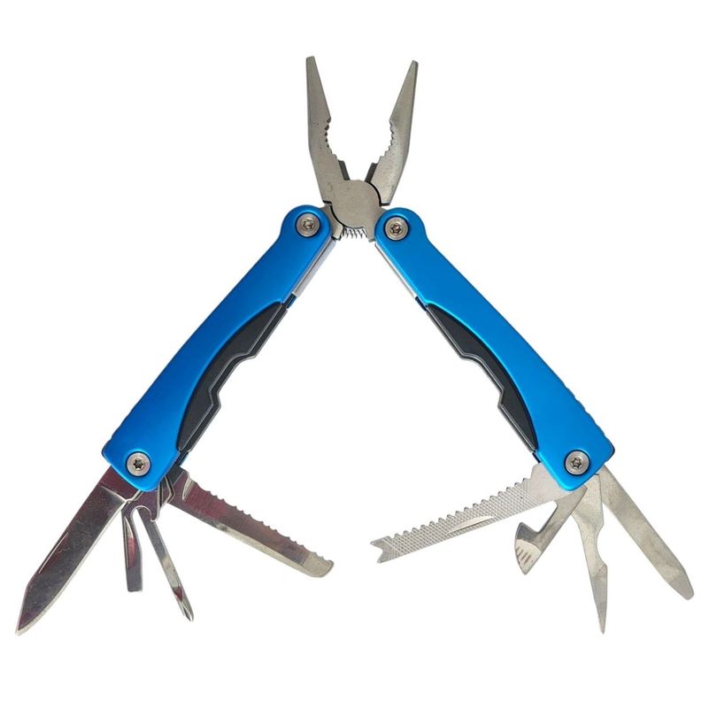 Alicate de Bolsillo Multiherramienta 9 en 1 Azul 13043-6