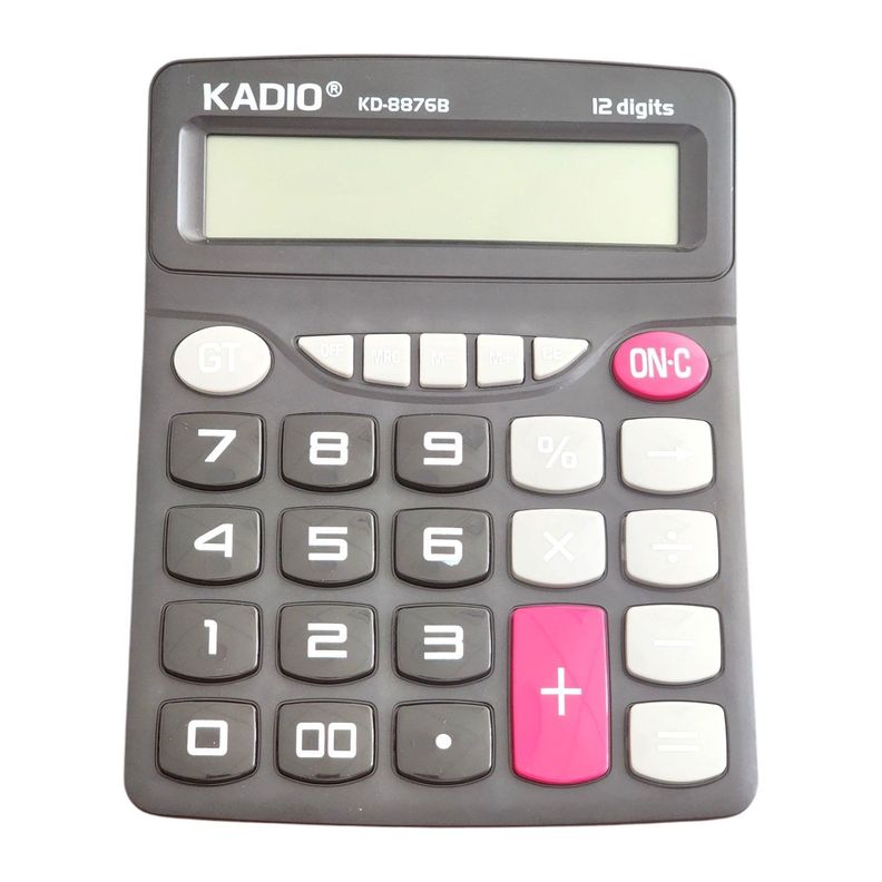 Calculadora Kadio KK-8876B de 12 Dígitos 19018-2