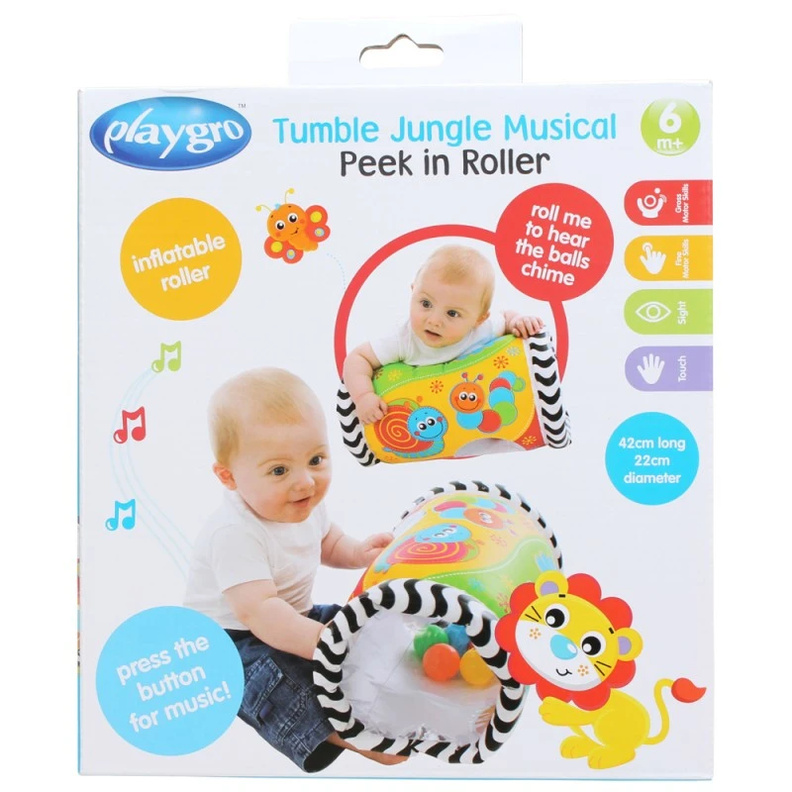 Inflable Para Gatear Rodillo Playgro Peek and Roller-3