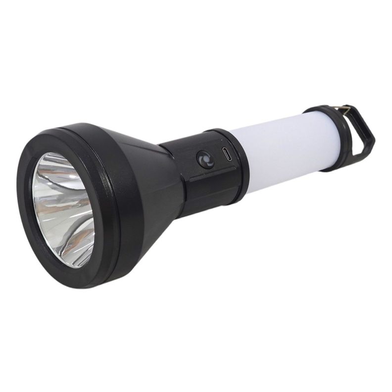 Linterna Recargable Led 2 en 1 de Mano y Colgante 26cm-0