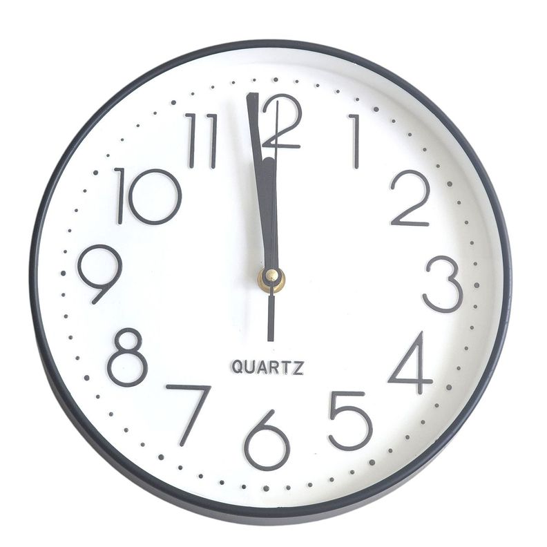 Reloj de Pared Decorativo 25cm Negro DBG1663-0