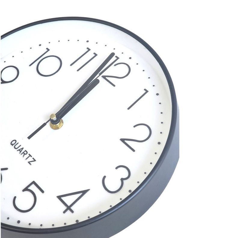 Reloj de Pared Decorativo 25cm Negro DBG1663-2