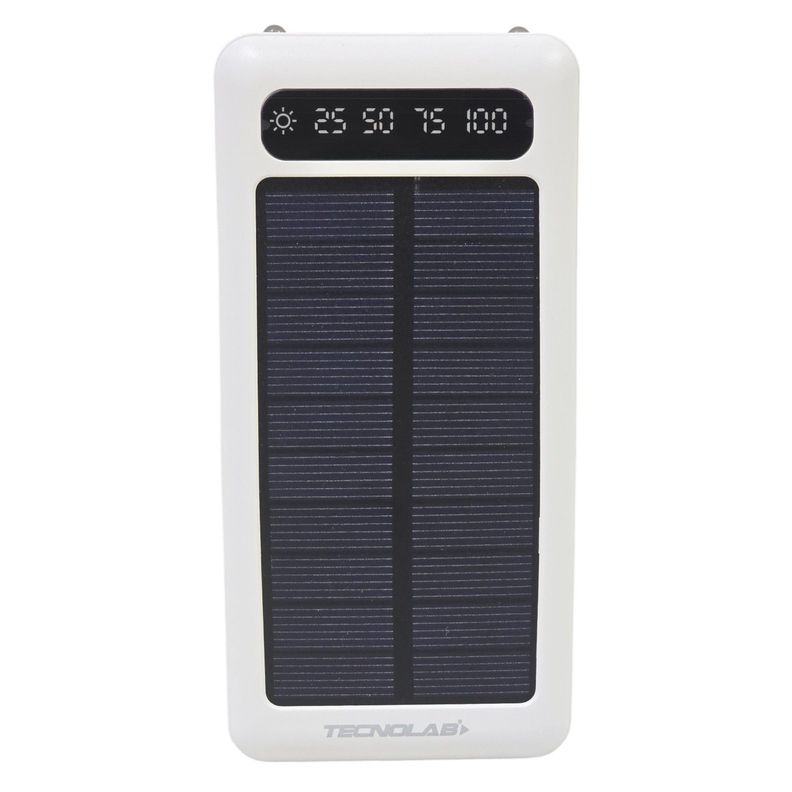 Batería Portátil Solar Power Bank 10.000 Mha Tecnolab TL570W-4