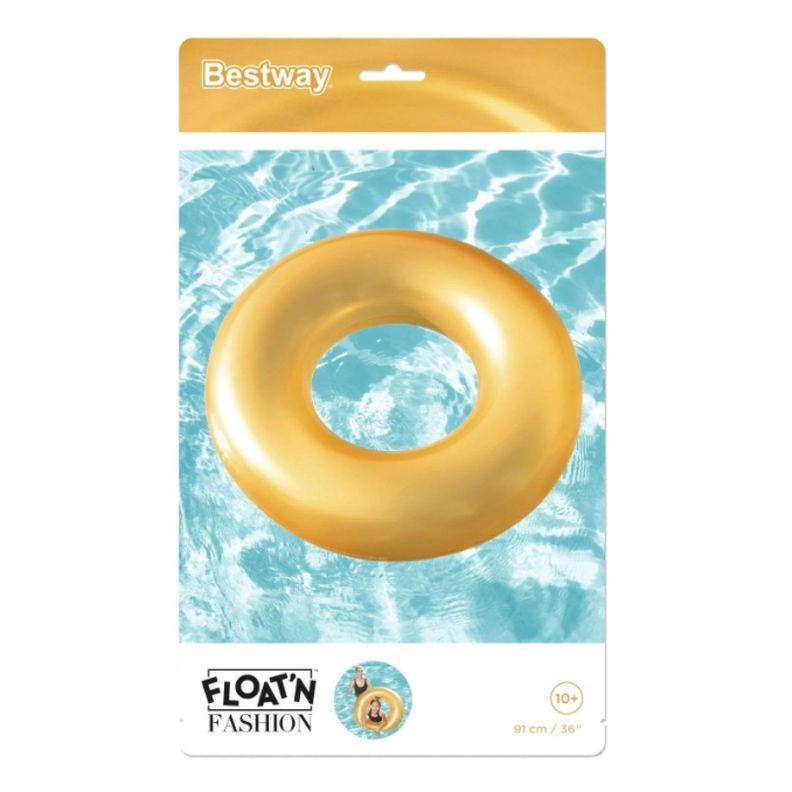 Flotador Anillo Oro 91cm Bestway 36127 -4