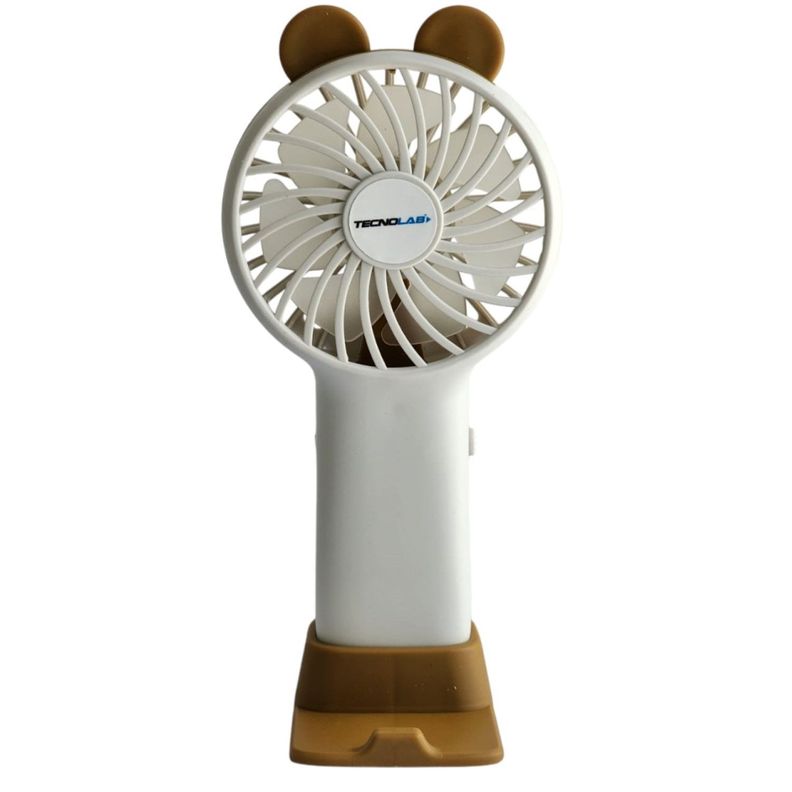 Mini Ventilador Portátil Recargable Tecnolab Blanco TL672W-0