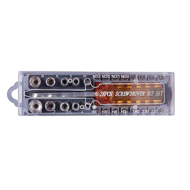 Set Destornillador y Dados 28 pcs en 1 CQ-220-6