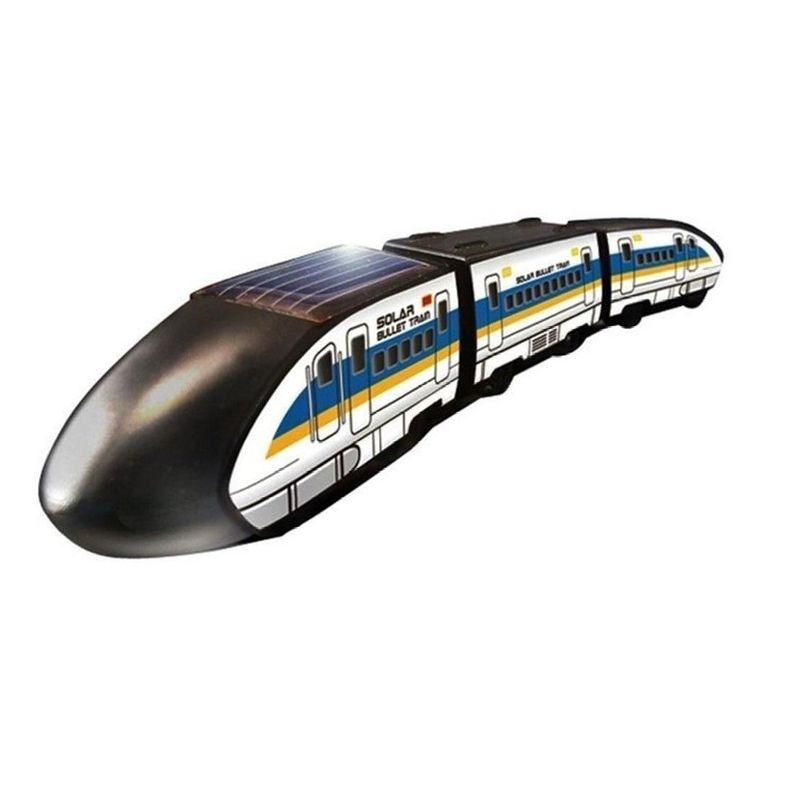 Juguete Científico Tren Bala Solar de 3 vagones-0