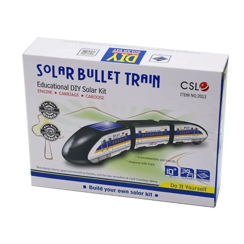 Juguete Científico Tren Bala Solar de 3 vagones-6