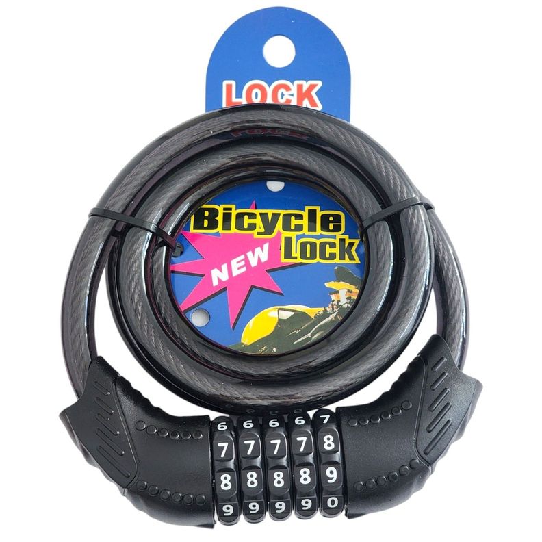 Candado de Seguridad para Bici Combinación de Clave 18167-2