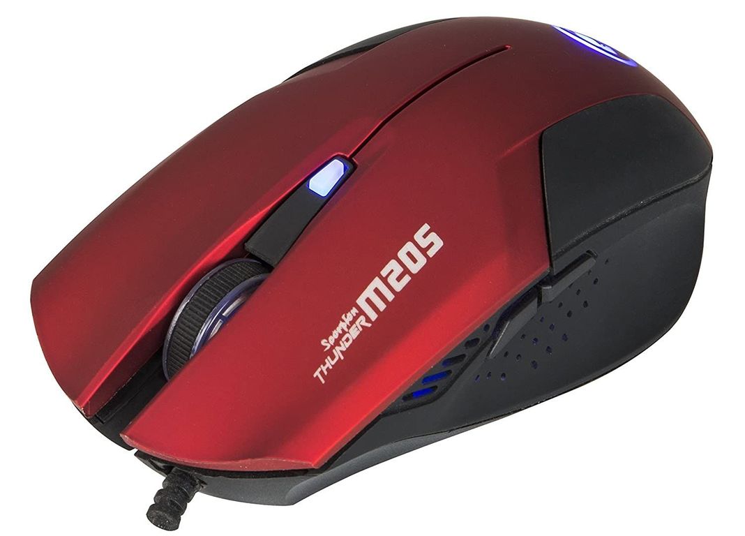 Mouse Gamer Scorpion M205 Rojo 2400dpi-3