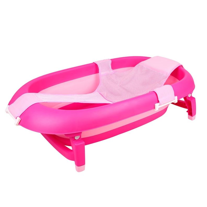 Hamaca Para Bañera Infanti Bubbles Rosada-0