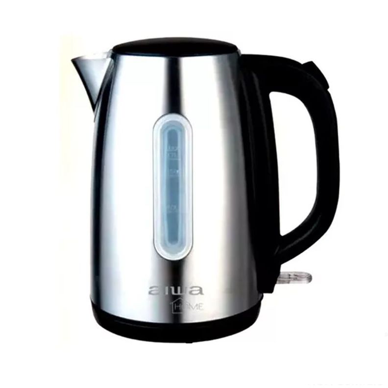 Hervidor Eléctrico Aiwa Acero Inoxidable 1,7L Awjd1402a Gris -0