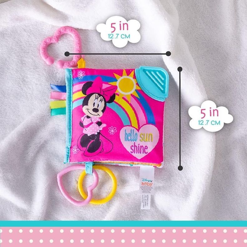 Libro Sensorial Disney Con Mordedor Minnie-4