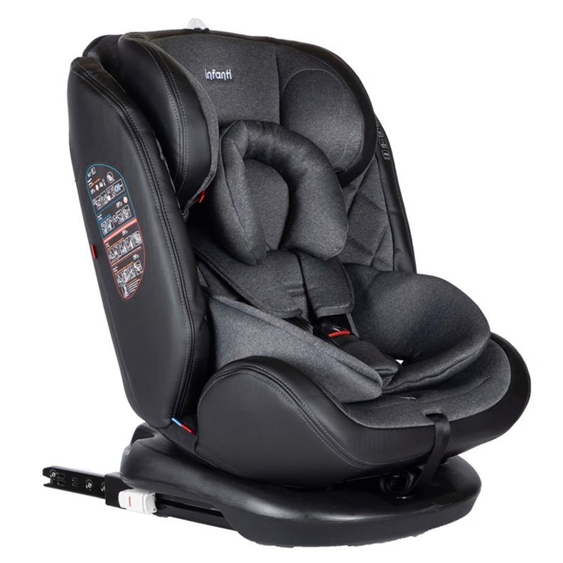 Silla Auto Convertible I-Giro 360 Infanti Dark Grey-0