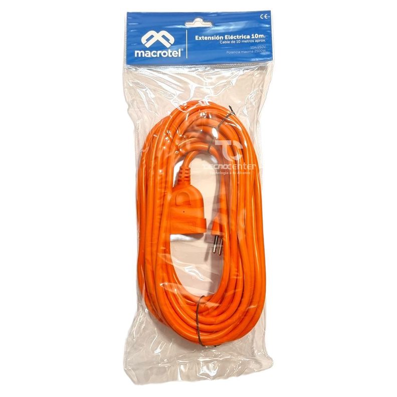 Alargador Extension Electrica 10 mts Macrotel-1