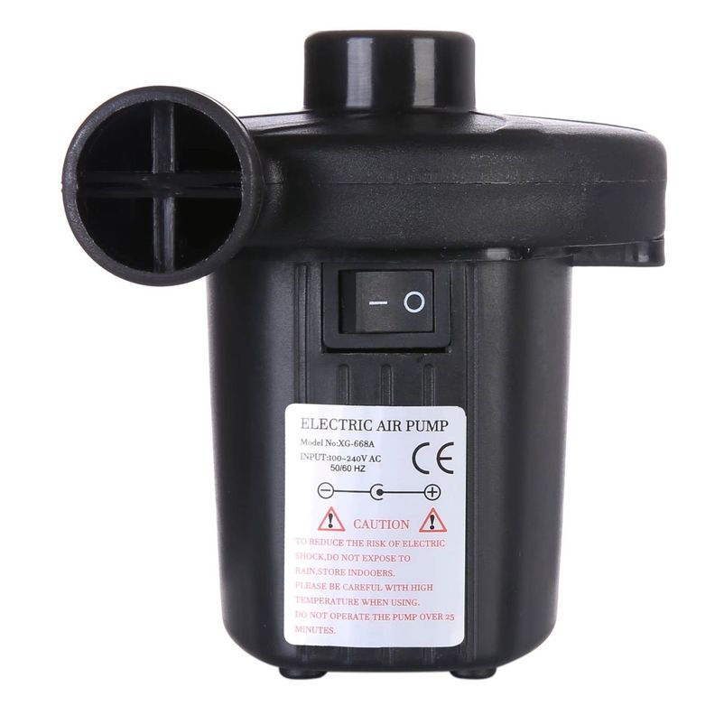Inflador De Aire Portátil Eléctrico 220/12v 3 Boquillas XG-668A -4