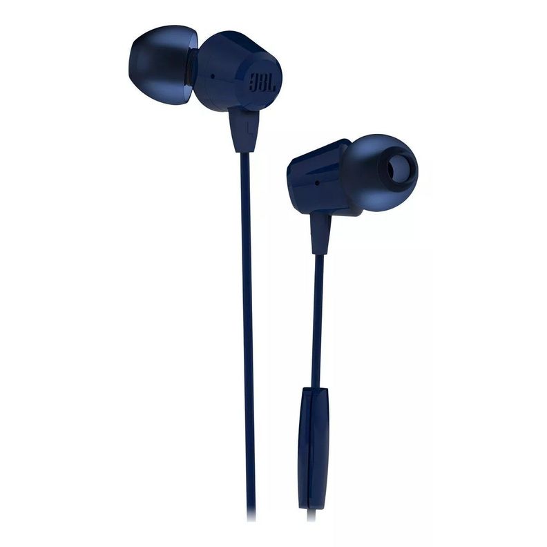 Audífonos In-Ear JBL C50HI 3.5 Mm Azul-0
