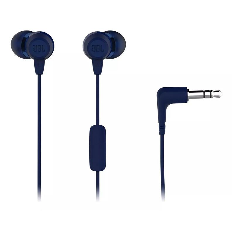 Audífonos In-Ear JBL C50HI 3.5 Mm Azul-1
