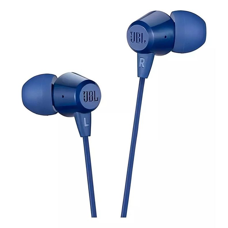 Audífonos In-Ear JBL C50HI 3.5 Mm Azul-2