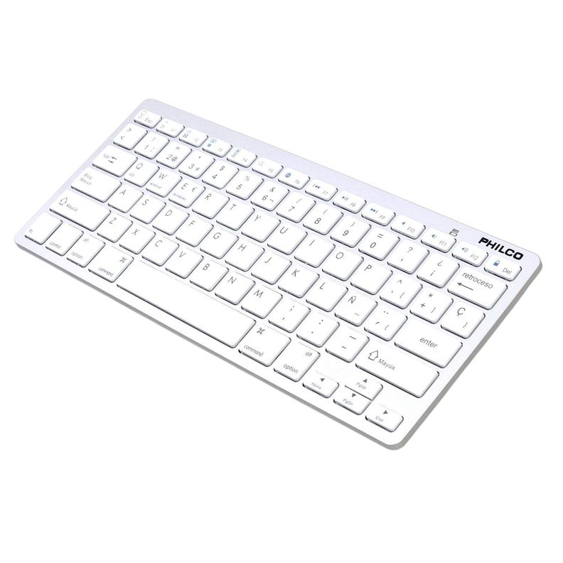 Teclado Inalámbrico Bt Ultra Slim AP382 Blanco Philco-3