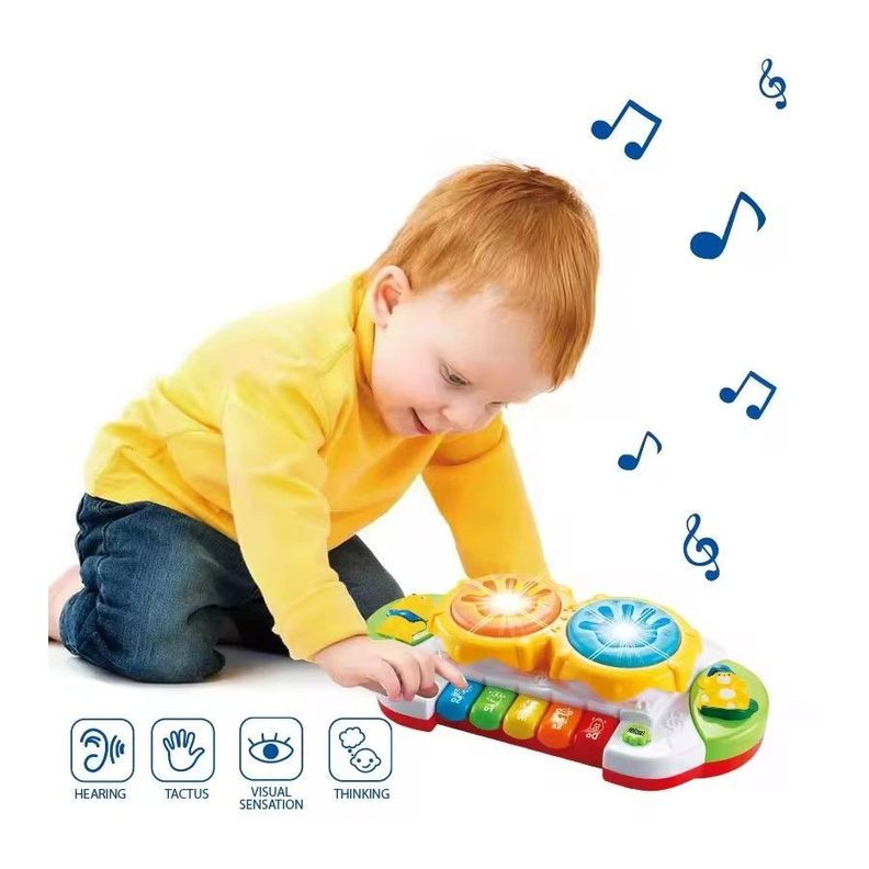 Piano Interactivo Musical Con Luz Y Sonido-1