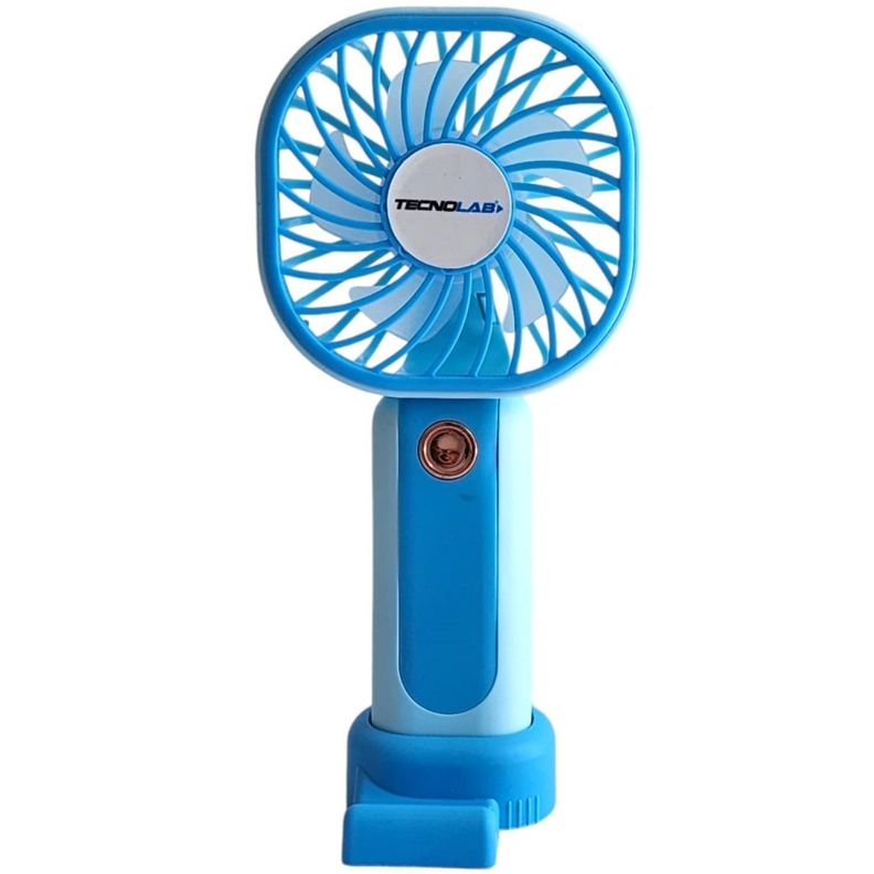 Mini Ventilador Recargable Portátil Azul Tecnolab TL669BL-0