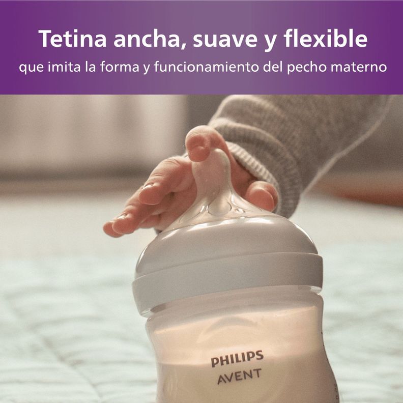 Pack 2 Tetinas Natural 4.0 Avent Flujo Rápido 3m+-4