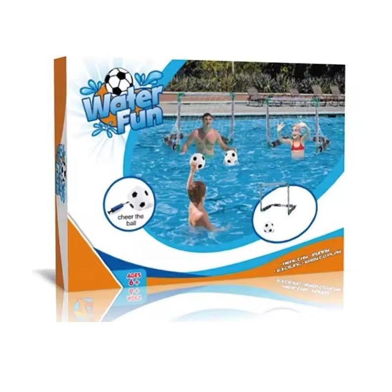 Mini Portería Arco de Futbol para Piscina o Patio-2