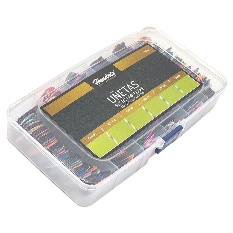 Set de 600 Uñetas para Guitarras HX0040 Hendrix-0
