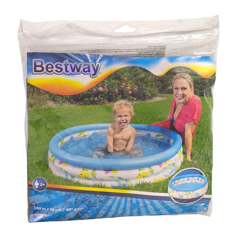 Piscina Inflable Redonda niños Marino 102cm Bestway -3
