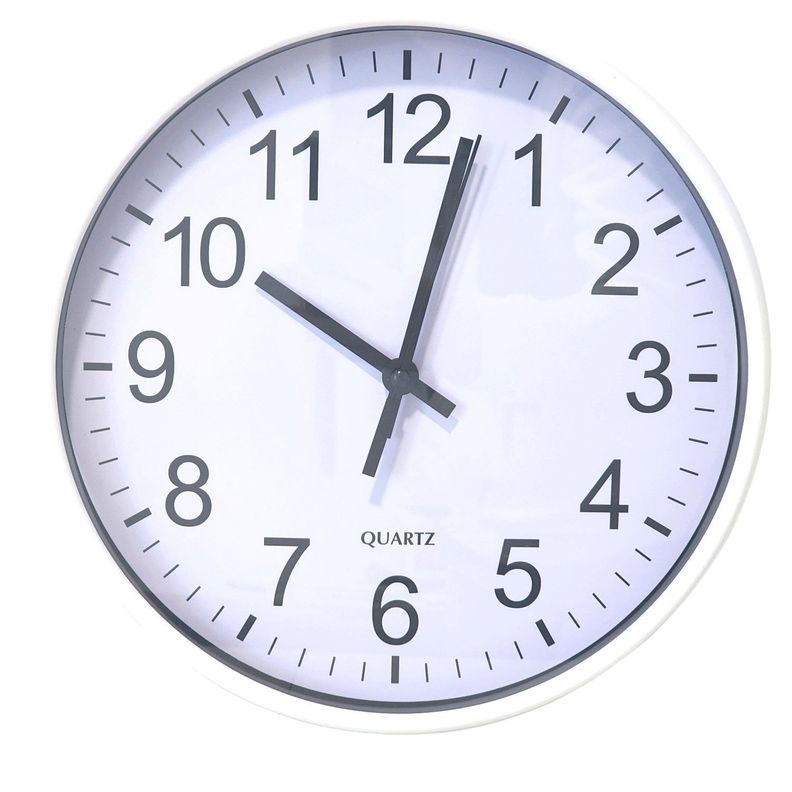 Reloj de Pared Decorativo 30cm Blanco DBREL02-0