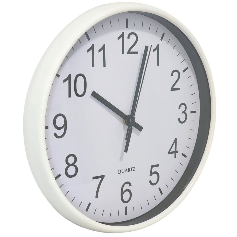 Reloj de Pared Decorativo 30cm Blanco DBREL02-1