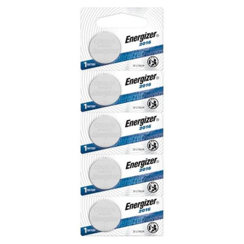 Pack 5 Pilas Cr 2016 Energizer Lithium-0