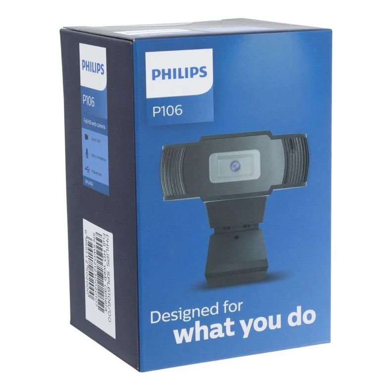 Camara Web Philips 720p Full HD P106-3