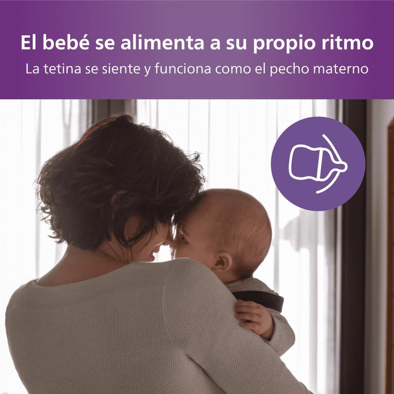 Mamadera Natural Response 260ml Avent SCY903/01 1m+-3
