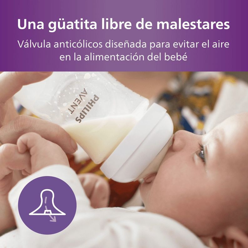 Mamadera Natural Response 260ml Avent SCY903/01 1m+-4