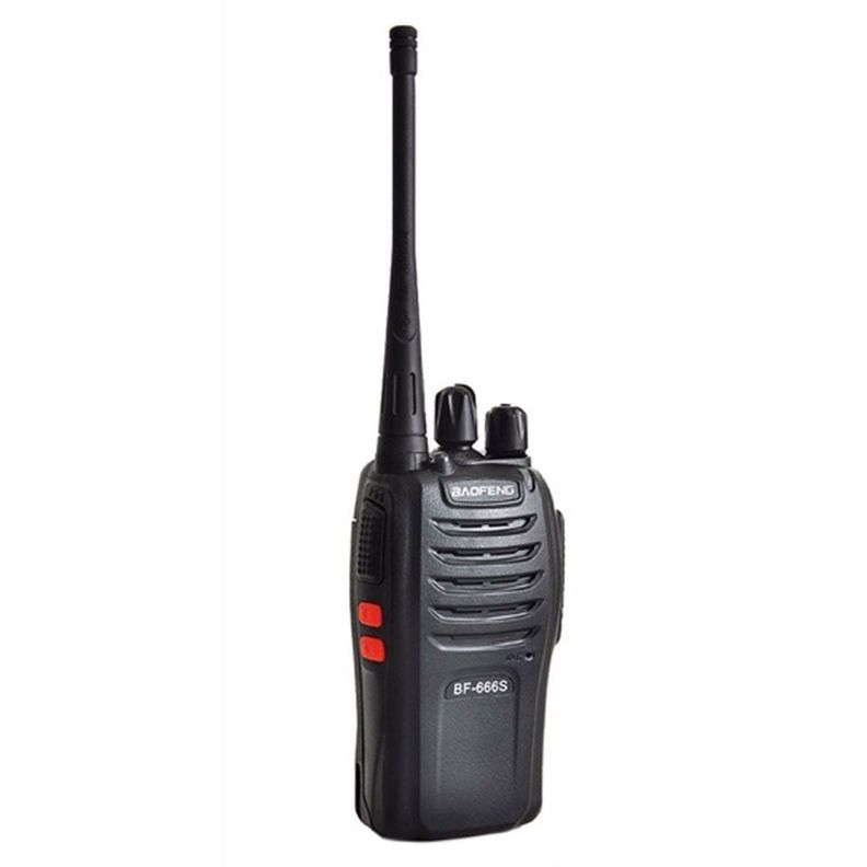 Radio Transmisor 2 Vias Baofeng Bf-666s Negro-0