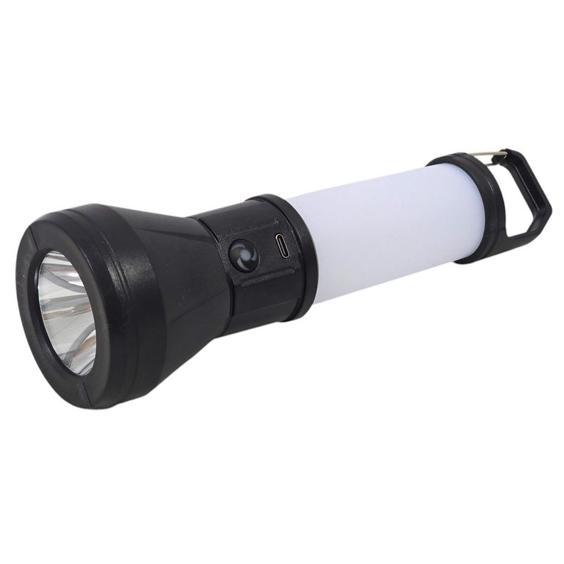 Linterna Recargable Led 2 en 1 de Mano y Colgante 23cm-0