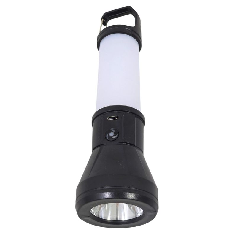 Linterna Recargable Led 2 en 1 de Mano y Colgante 23cm-3