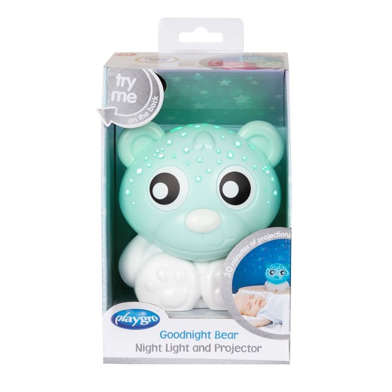 Proyector Espanta Cuco Osito Verde Playgro-1