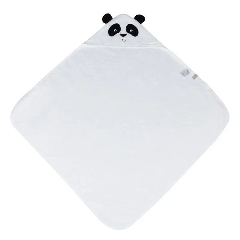 Toalla Capucha Infanti Panda 75x75cm-1