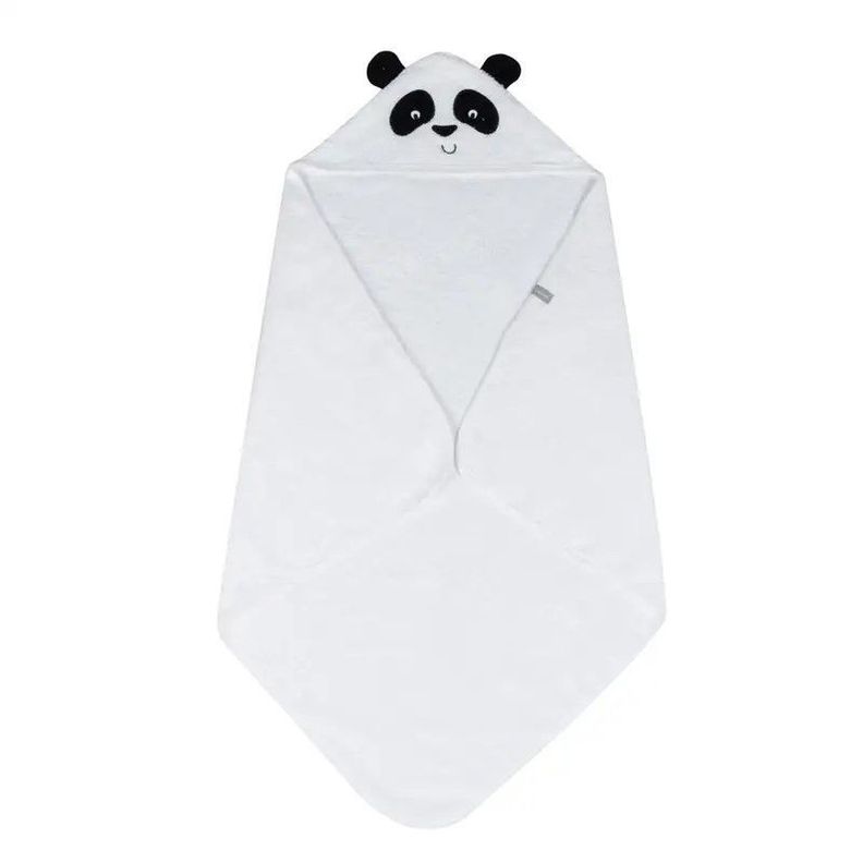 Toalla Capucha Infanti Panda 75x75cm-2
