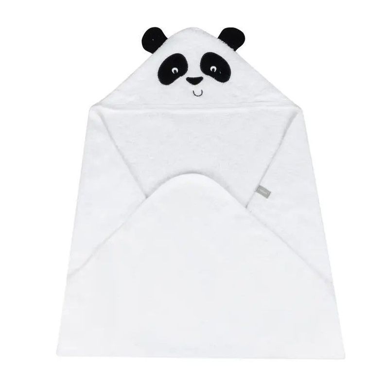 Toalla Capucha Infanti Panda 75x75cm-3