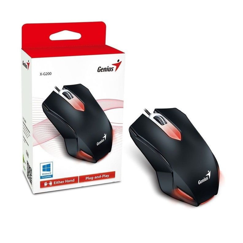 Mouse Gamer Genius X-G200 1000 dpi Led-2