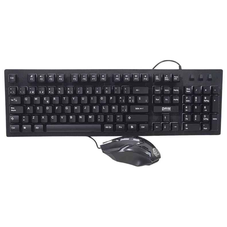 Kit Teclado y Mouse Gamer DGX Annihilator 330006-1