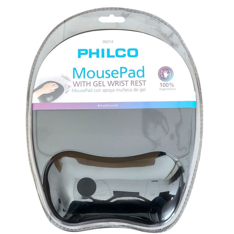 MousePad con apoya muñeca de Gel Ergonómico Philco 00214-3