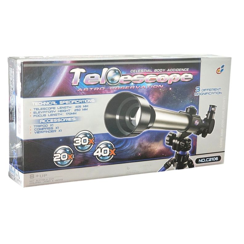 Telescopio Astronómico Para Niños Zoom 20x 30x 40x 57049-6