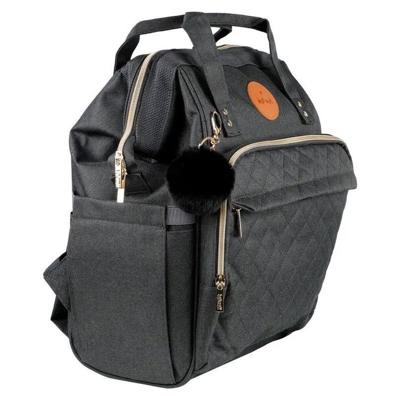 Mochila Pañalera Maternal Infanti Open Negra-3