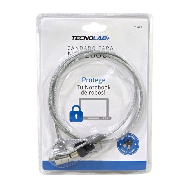 Candado Seguridad Notebook Tecnolab Con Llave TL627-0